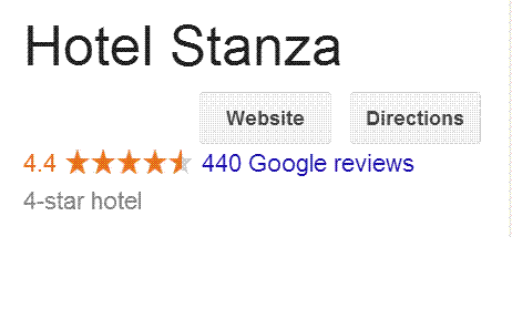 [Google search results link to hotel website]